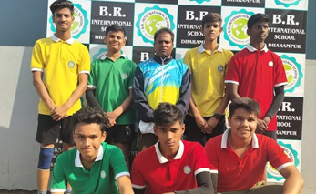 Under-17 Boys team for securing 3rd rank at the Khel Mahakumbh